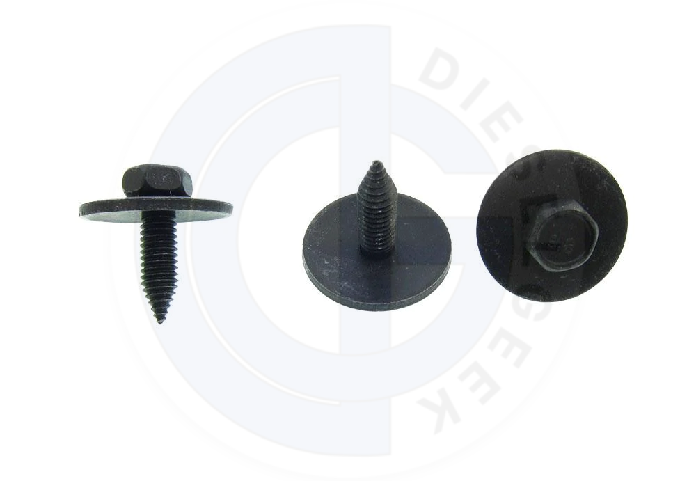 M6-1.0 Black BIG Washer SEM Screw