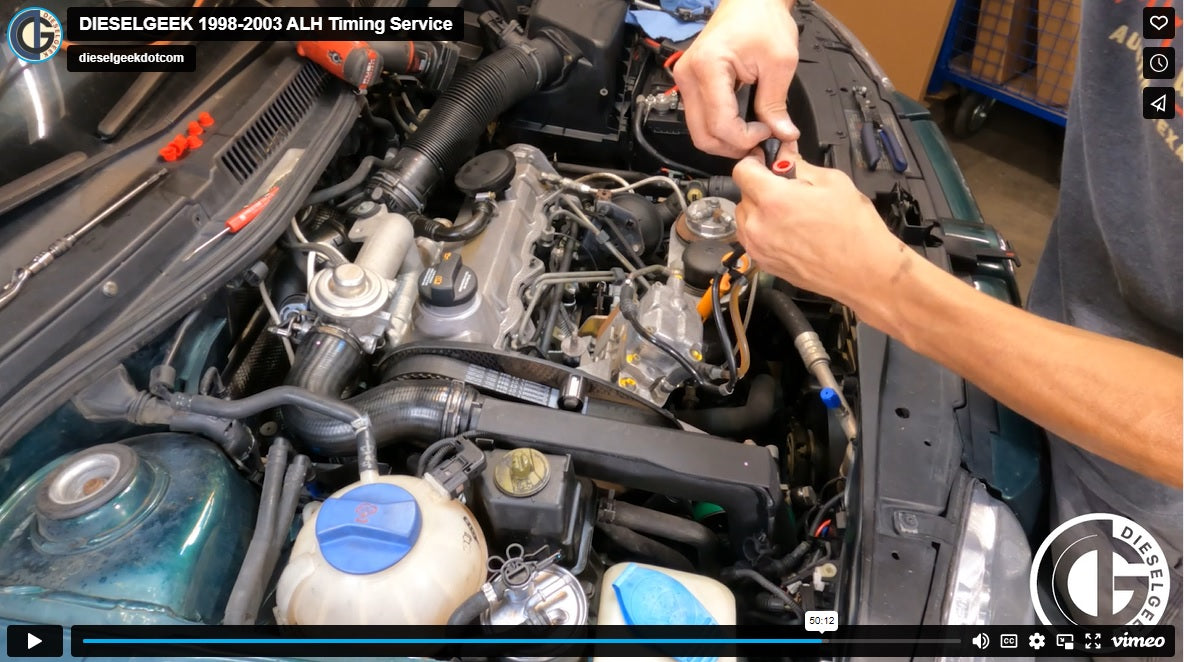 ALH engine VW TDI injection pump removal and replacement