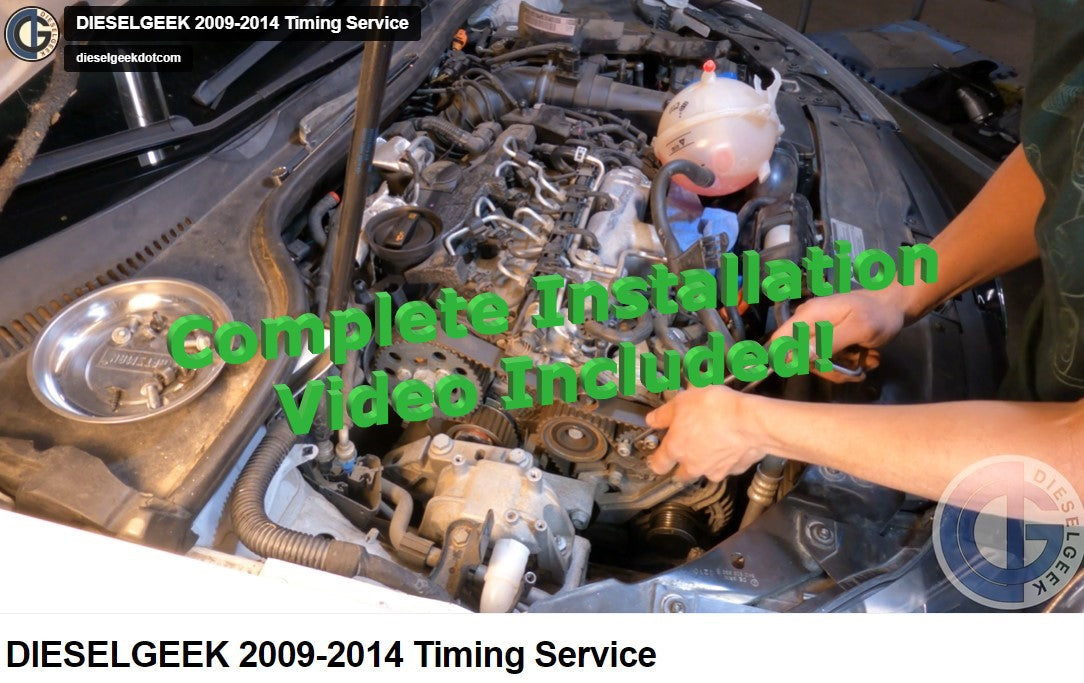 Deluxe Common Rail Timing Belt Kit for 2012-2014 Passat TDI