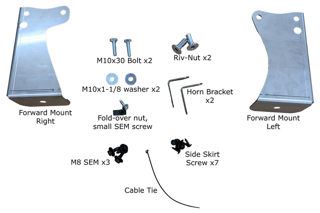 MK7 & MK8 Panzer Plate Heavy Duty Aluminum Skid Plate Kit