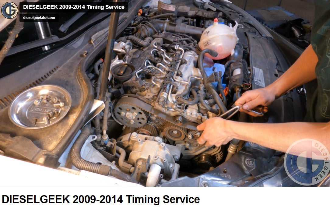 INSTRUCTIONAL VIDEO (Timing Service) for 2009-2014 TDI Golf, Jetta, Beetle, Passat and Audi A3 (CJAA, CBEA, CKRA)