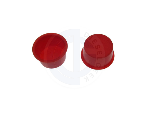 Red plastic frame rail cap for Full Metal Jacket Side Panels